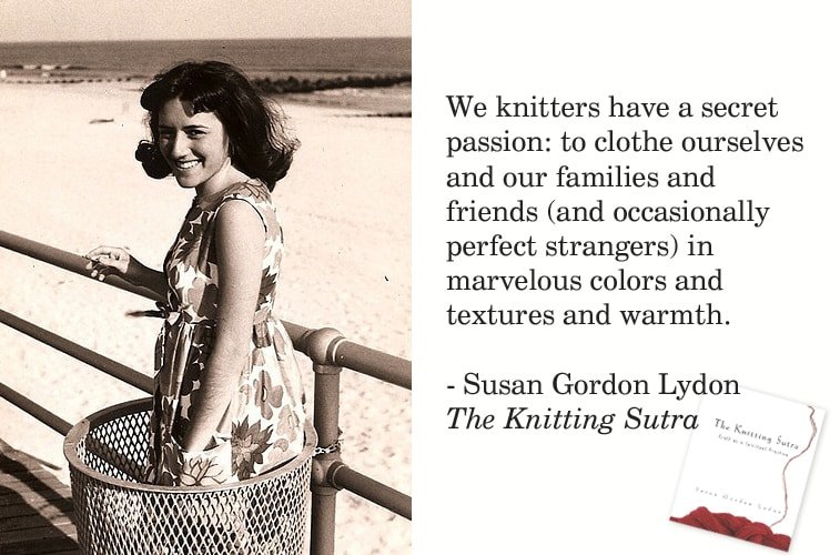 Susan Gordon Lydon knitting quote