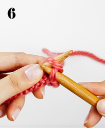 knit stitch tutorial step by step