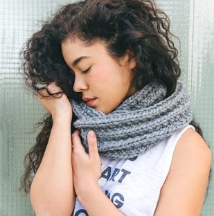 infinity scarf free knitting pattern for beginners