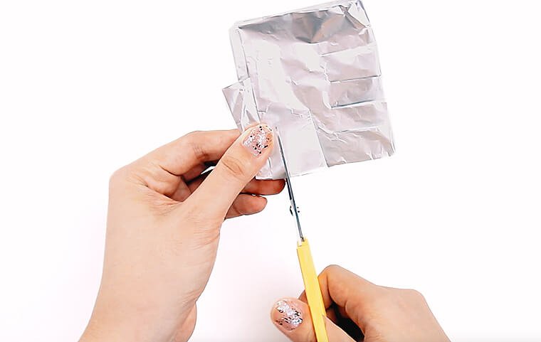 sharpen scissors with foil