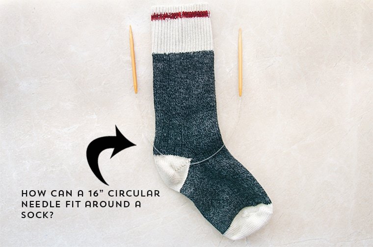 how to knit socks with dpns