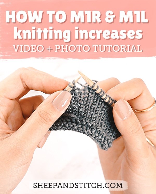 hand holding knitting