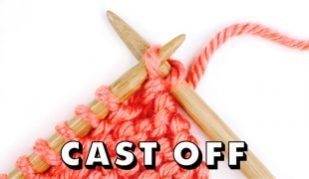 cast off knitting for beginners