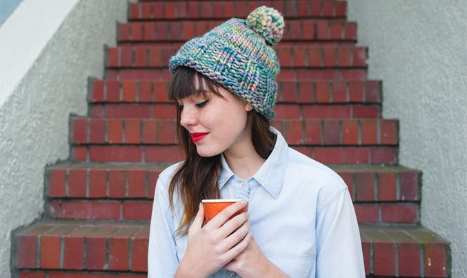 chunky hat knitting pattern