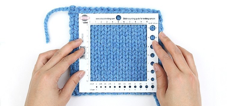 knitting gauge measure