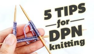 tips for double pointed needles knitting