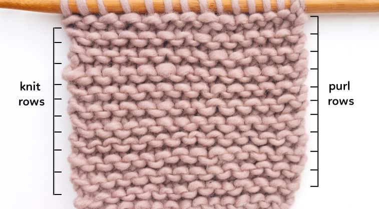 garter stitch knitting