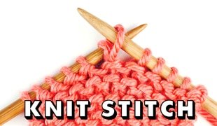knit stitch how to