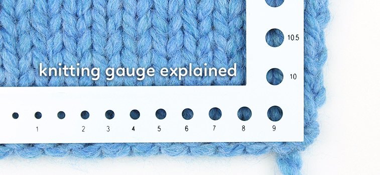 knitting gauge 