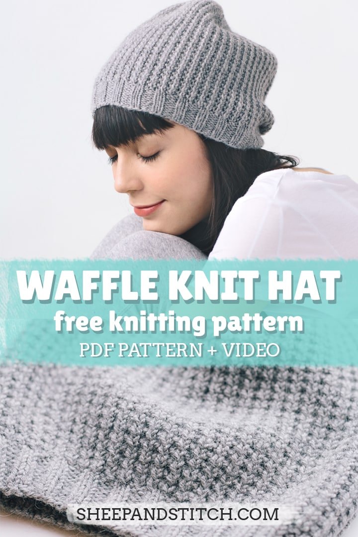Knit hat pattern with video tutorials Simple hat Knitting pattern