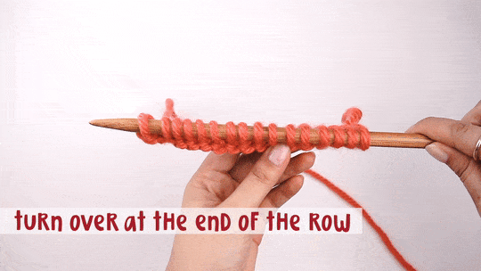 knit stitch for beginners