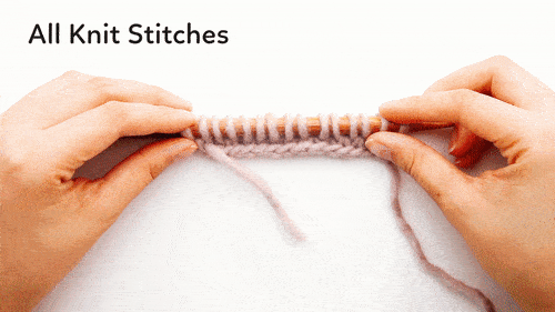 garter stitch knit