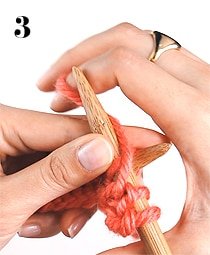 purl stitch how to