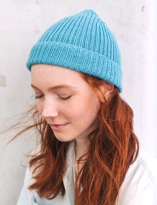 ribbed hat free knitting pattern