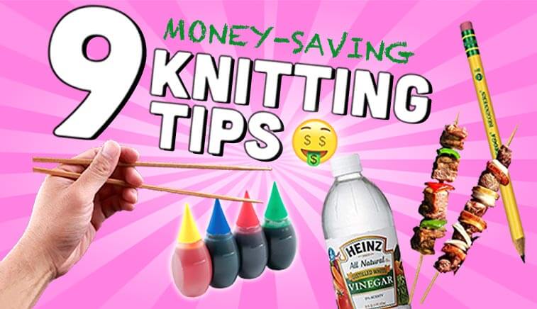 how to save money on yarn and knitting