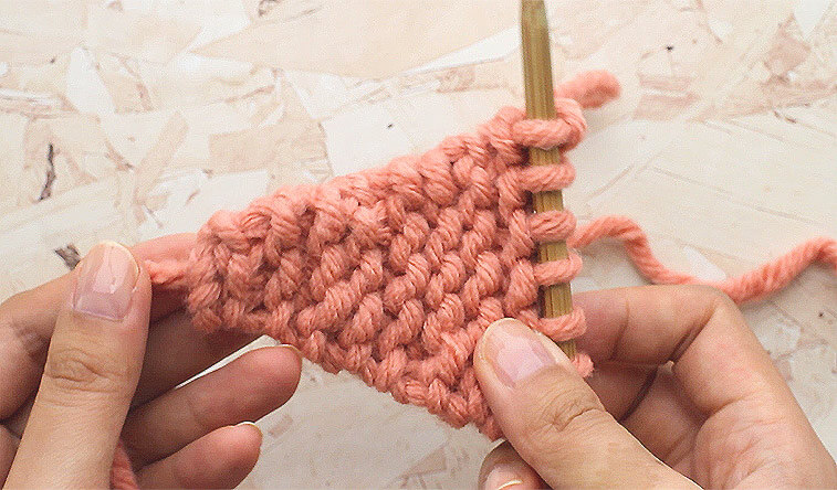 how to knit a slipper