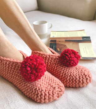 chunky knit slipper pattern