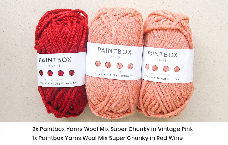Yarn for knit slipper pattern