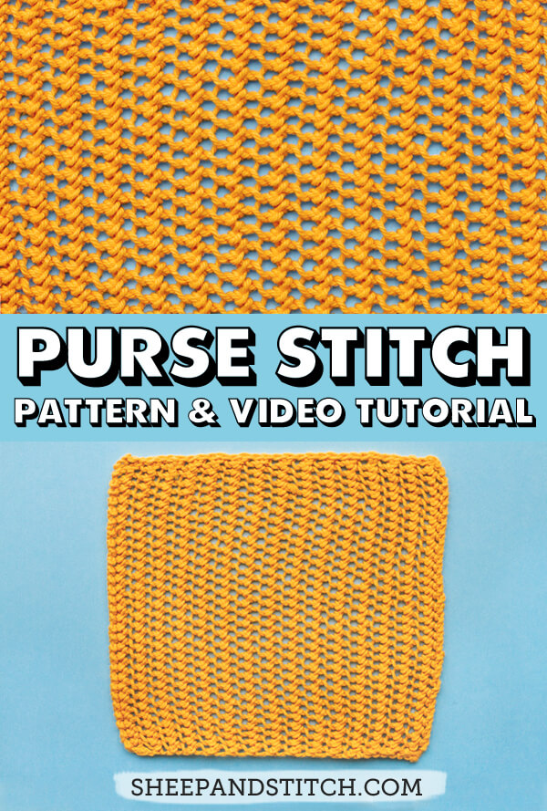 Purse Stitch Lace for Beginner Knitters