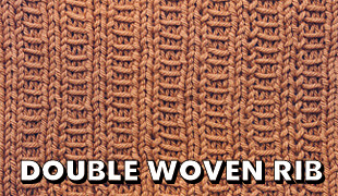 double woven rib stitch