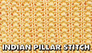 indian pillar stitch tutorial