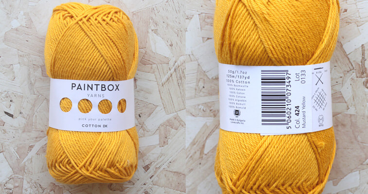 mustard cotton yarn