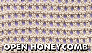 open honeycomb stitch