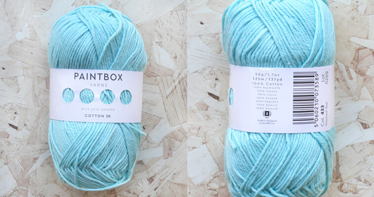 sea blue cotton yarn
