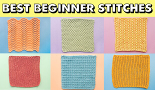best beginner stitches for knitters