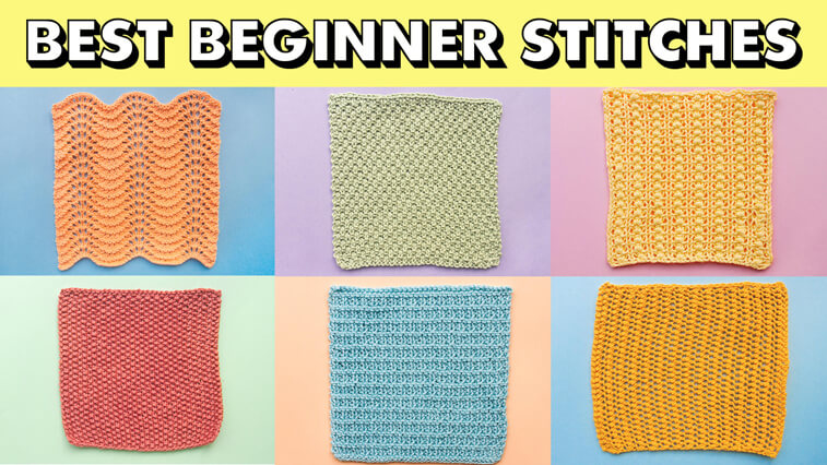 The 10 Best Beginner Knit Stitches - Sheep and Stitch