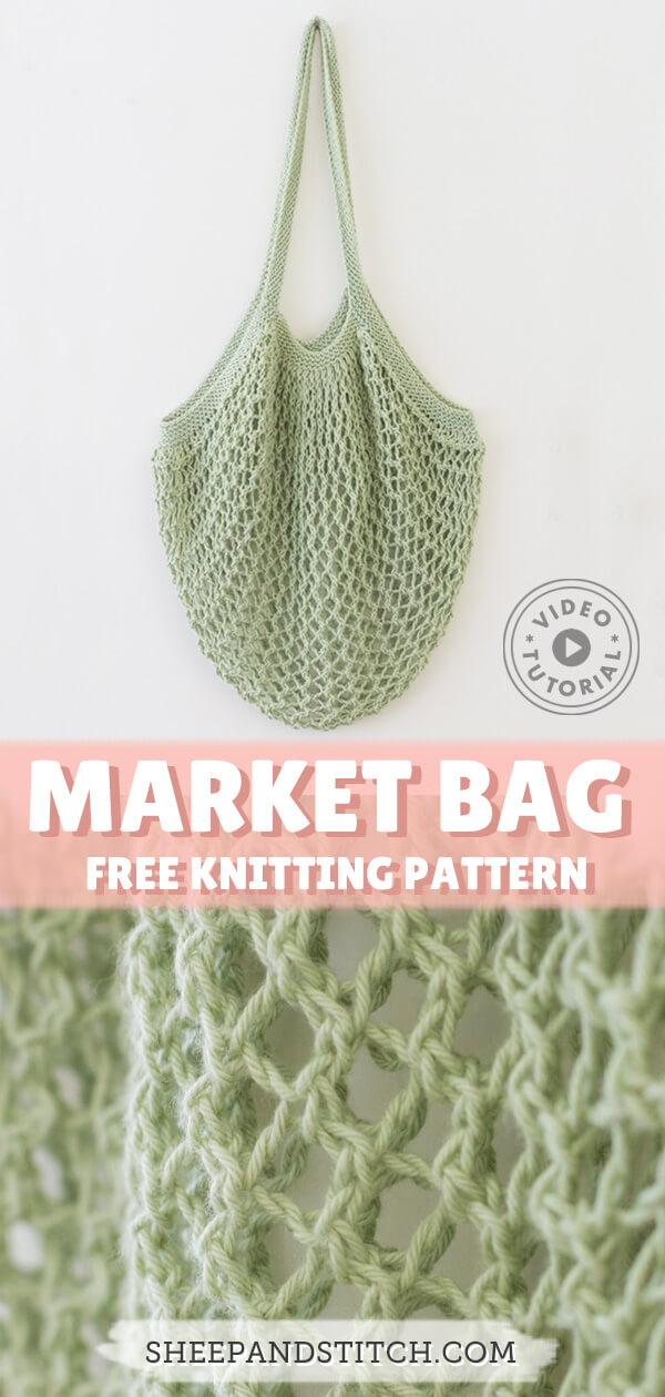 market bag knitting pattern