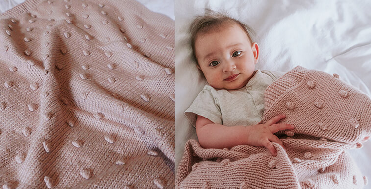 how to knit a baby blanket pattern