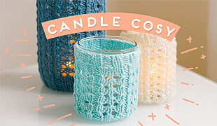 candle cosy knit pattern