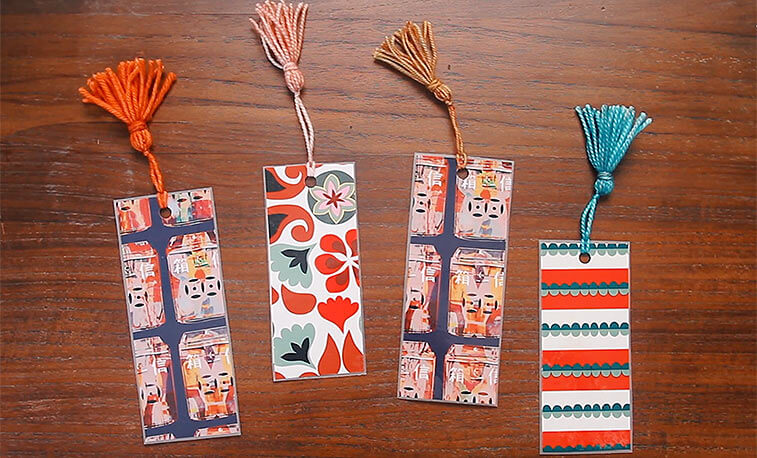 diy bookmarks with tassels